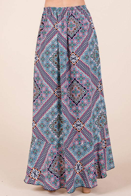 Tribal Print Skirt Set