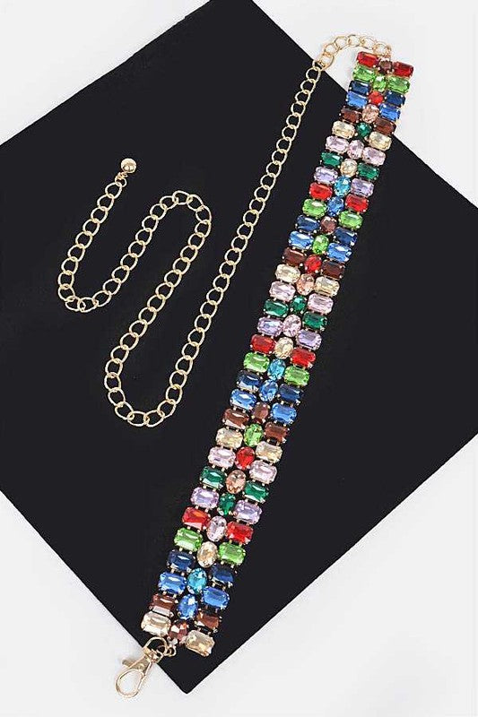 Bejewel Statement Chain Belt