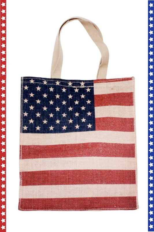 AMERICAN FLAG TOTE BAG