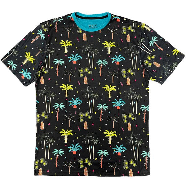 Allover Print Short Sleeve Tshirt