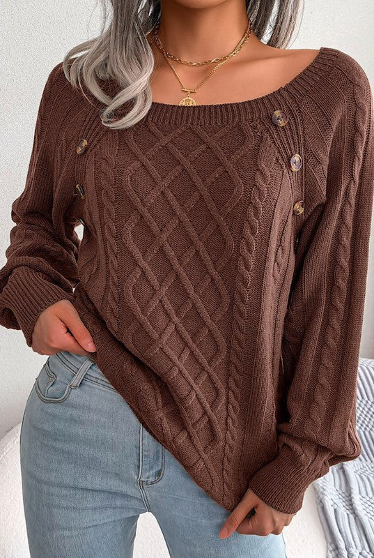 Square Neck Sweater