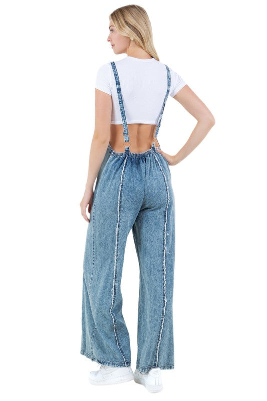 WOMEN FASHION DENIM JUMPSUIT