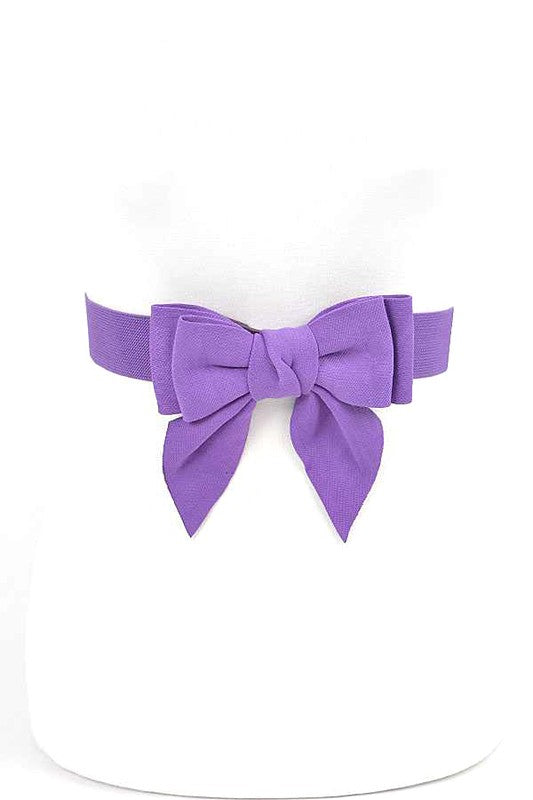 Bow Tie Fashion Elastic Belt