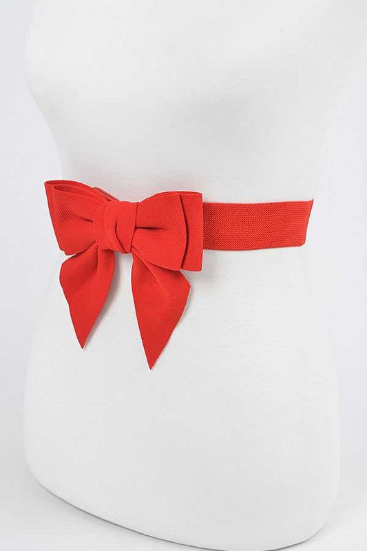 Bow Tie Fashion Elastic Belt