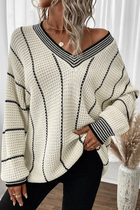 Casual Oversized Pullover Knitted Jumper Tops