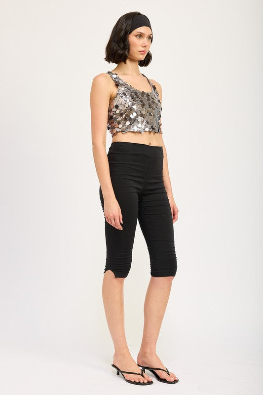 SEQUIN RACER BACK TOP