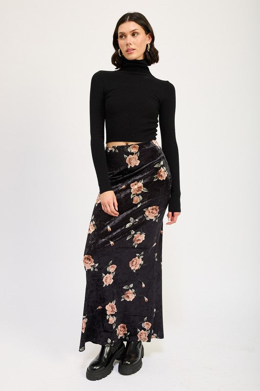 HIGH WAIST MAXI PENCIL SKIRT