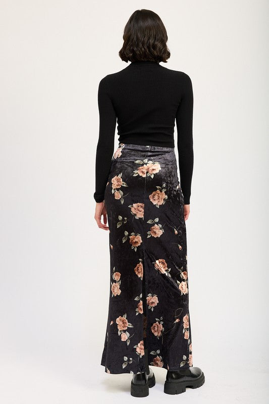 HIGH WAIST MAXI PENCIL SKIRT