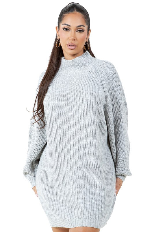 WOMEN FASHION SWEATER DRESS