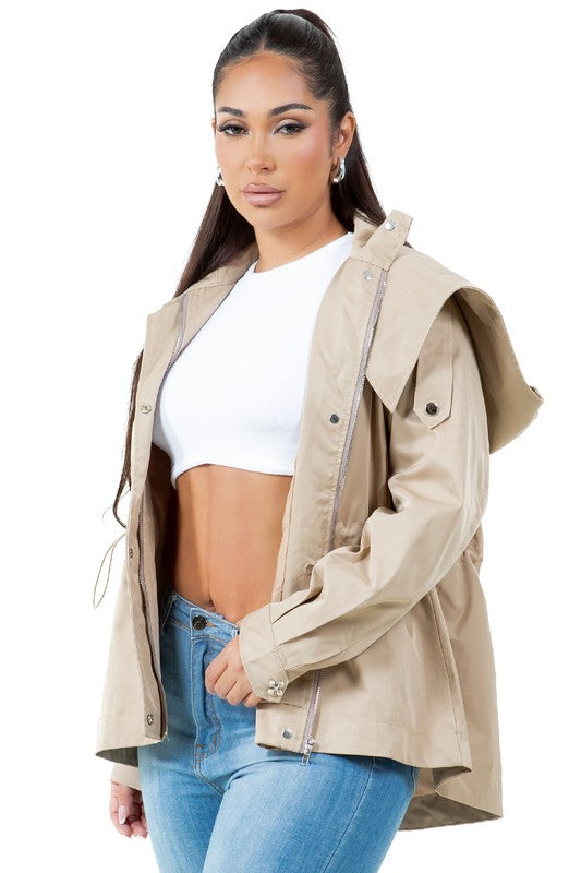 WOMEN FASHION TRENCH COAT