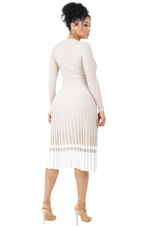 WOMEN FASHION LONG MAXI KNIT DRESS