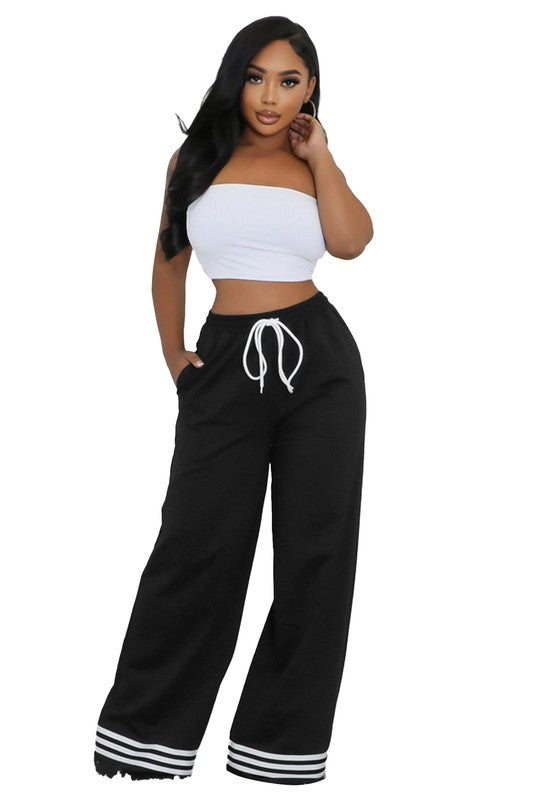 WOMEN FASHION CLASSIC STRAIGHT LEG PANTS