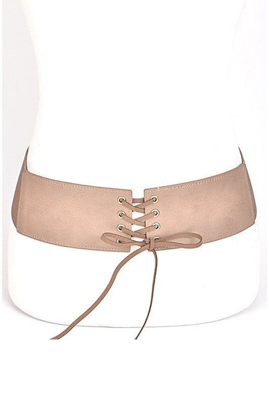 Boho Lacing Elastic Fashion Belt