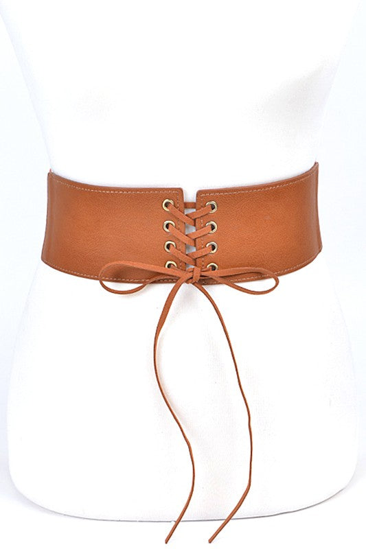 Boho Lacing Elastic Fashion Belt