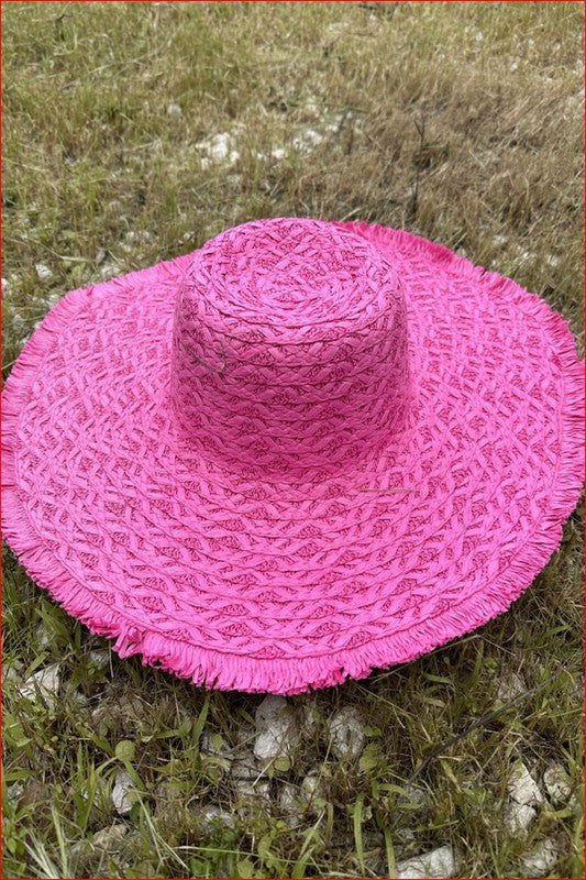 WIDE BRIM SUN HAT