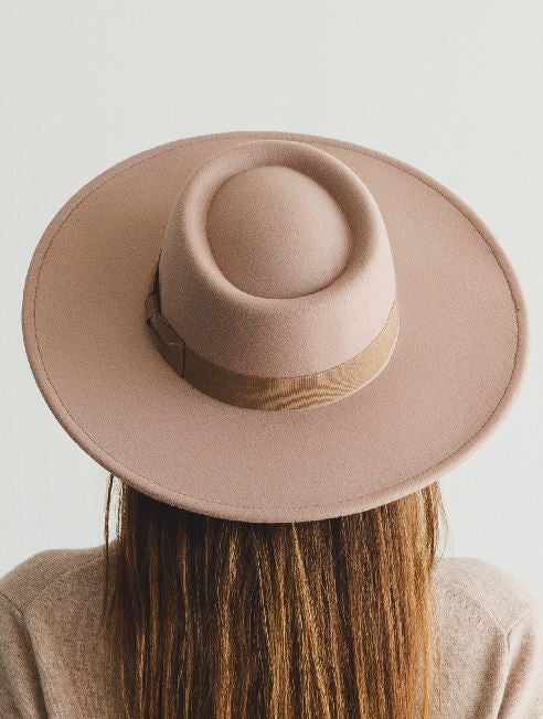 WIDE BRIM BOATER HAT