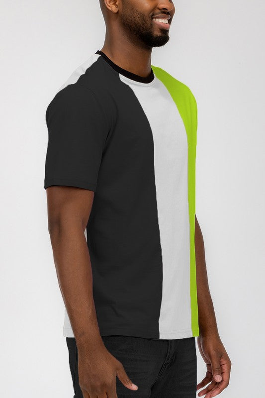 Men's Color Block T Shirt