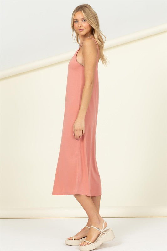 MAKE IT RIGHT SLEEVELESS MAXI DRESS