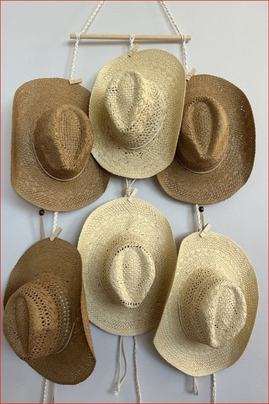 Straw Weave Cowboy Hat