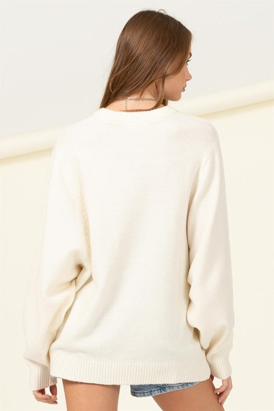 RELAXING RETREAT OVERSIZED SWEATER