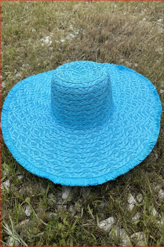 WIDE BRIM SUN HAT