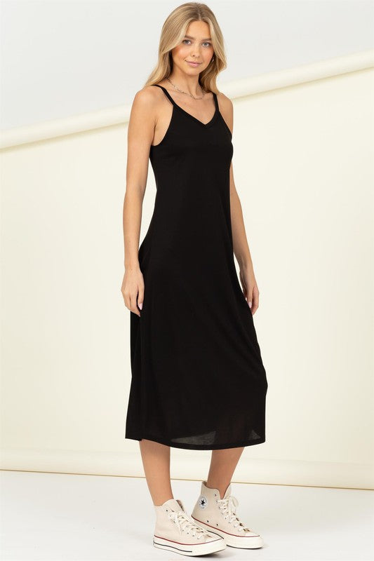 MAKE IT RIGHT SLEEVELESS MAXI DRESS