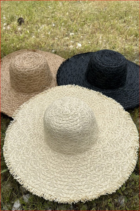 WIDE BRIM SUN HAT