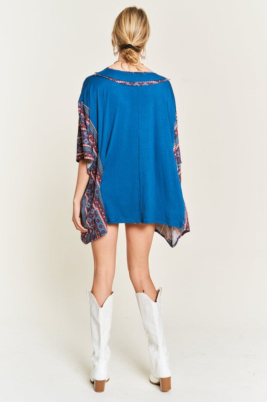 BOHEMIAN PONCHO TUNIC KRT1584