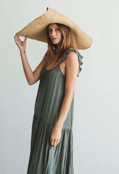 Wide Brim Beach Summer Sun FLOPPY STRAW HAT