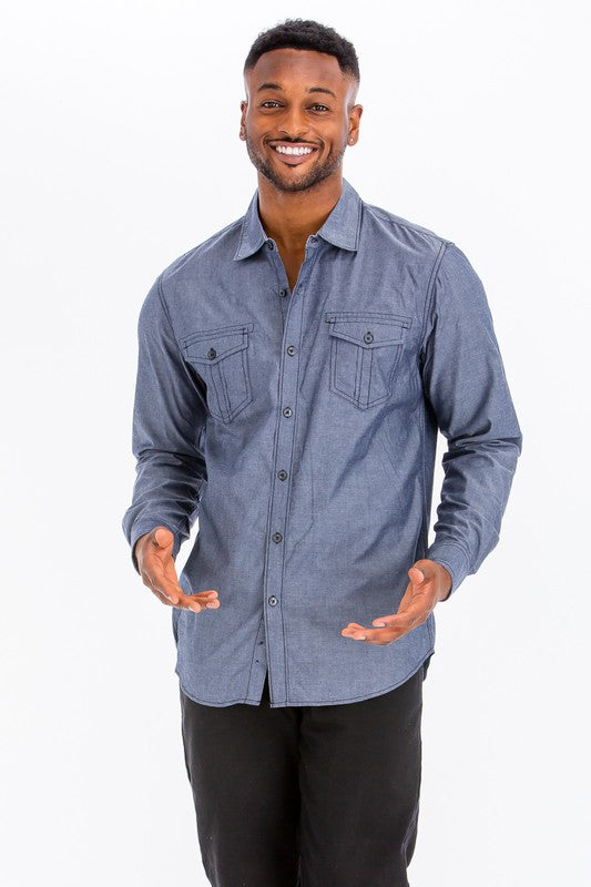 Men's Casual Long Sleeve Shirts