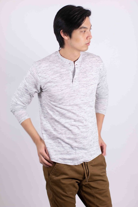 Long Sleeves Henley T-shirt