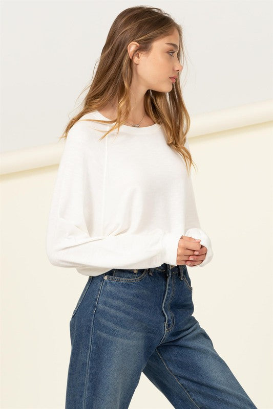 NOT TOO QUICK LONG SLEEVE TOP