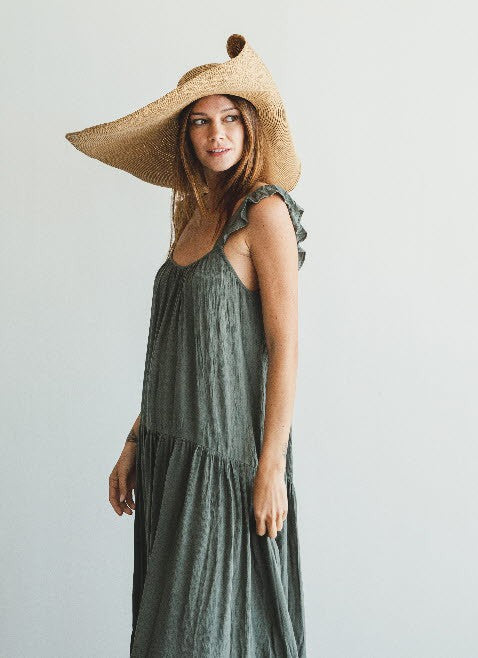 Wide Brim Beach Summer Sun FLOPPY STRAW HAT