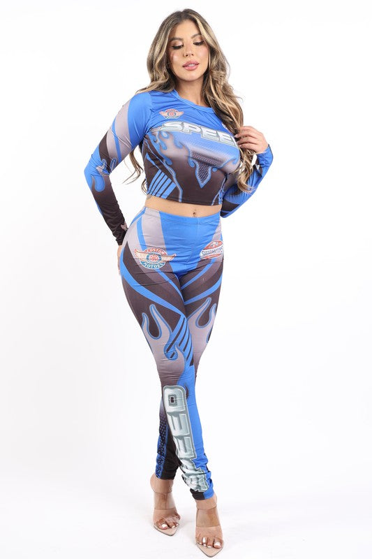 Speed Motors Leggings Set