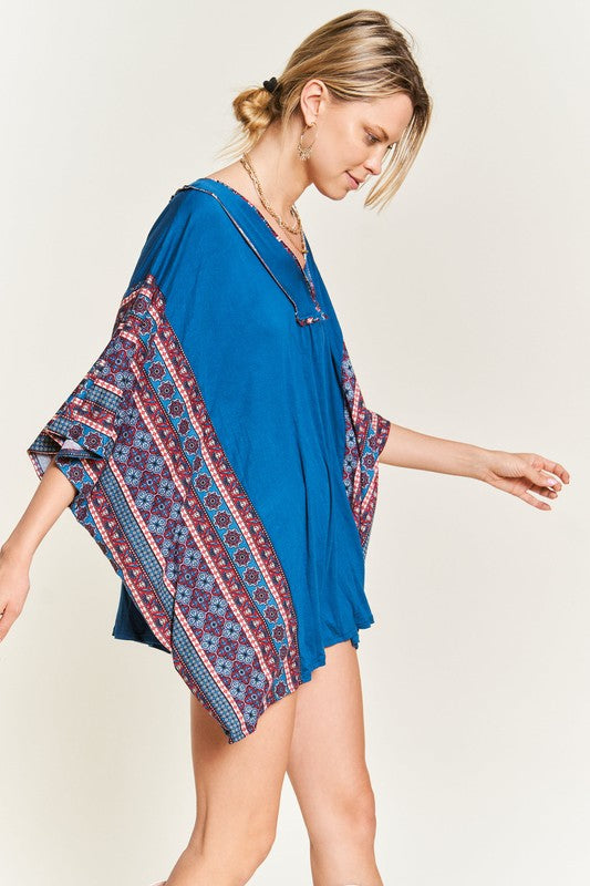 BOHEMIAN PONCHO TUNIC KRT1584