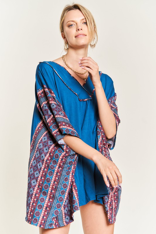 BOHEMIAN PONCHO TUNIC KRT1584