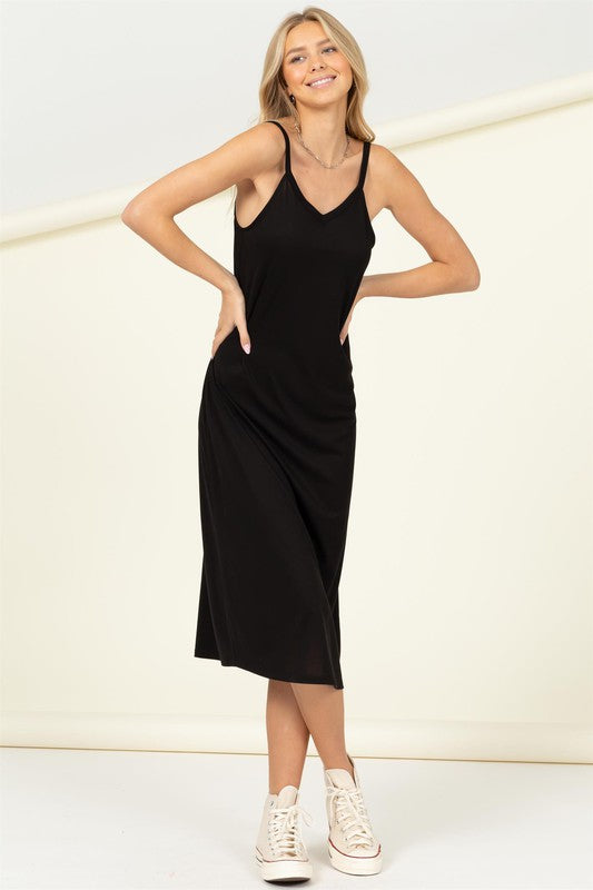 MAKE IT RIGHT SLEEVELESS MAXI DRESS