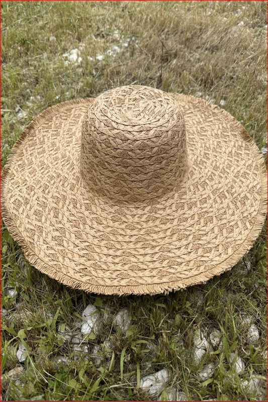 WIDE BRIM SUN HAT