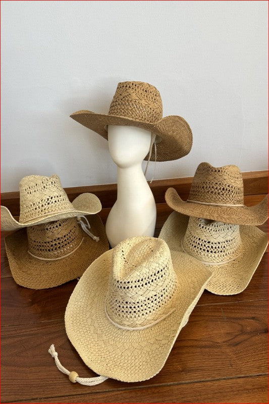 Straw Weave Cowboy Hat