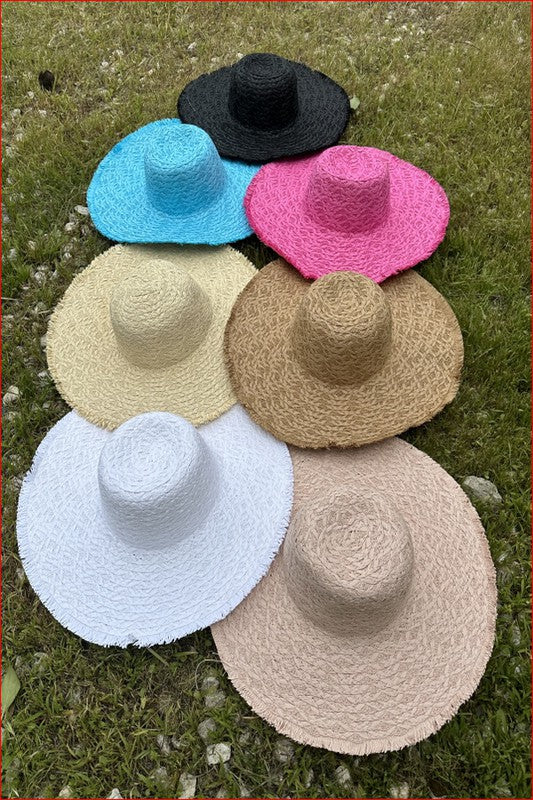 WIDE BRIM SUN HAT