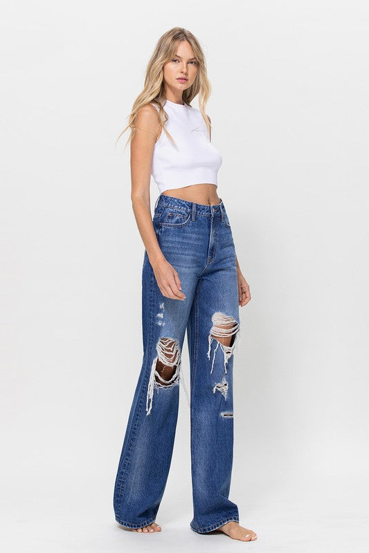 90S VINTAGE LOOSE JEANS PANTS