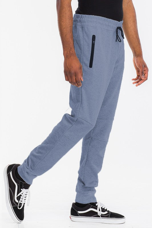 Weiv Mens Solid Heathered Jogger