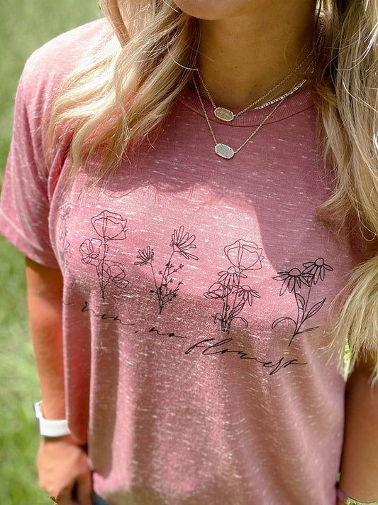 No Rain, No Flowers Tee