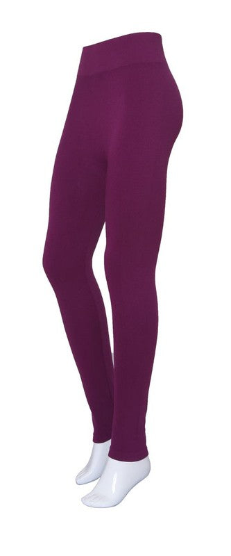 13 color Deep Solid High Waist Legging, Regular