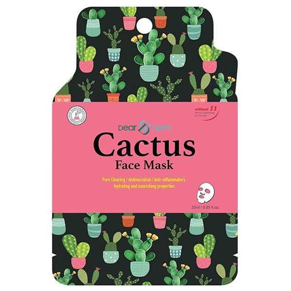 10 Pack   Cactus Hydrating Face Mask Pack Sheet