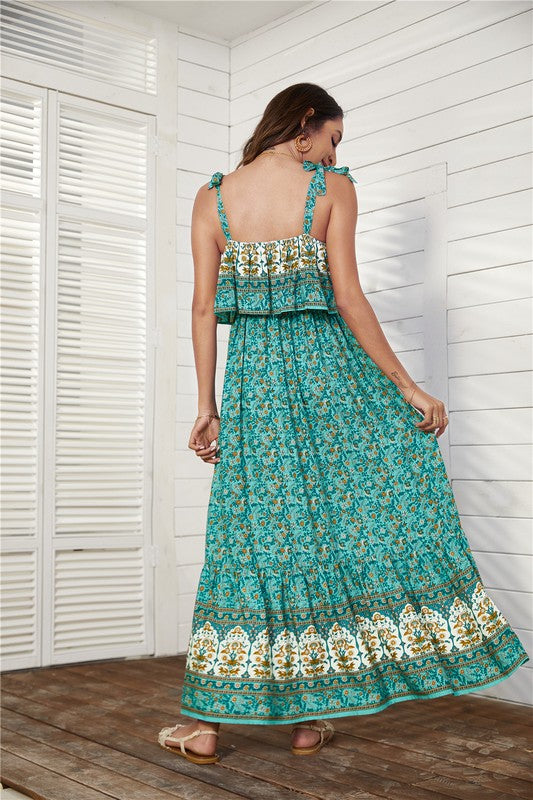 Women's Floral Maxi Dress