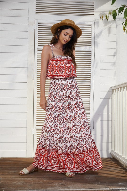 Women's Floral Maxi Dress