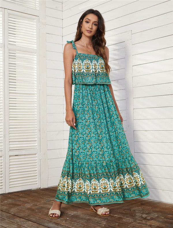 Women's Floral Maxi Dress