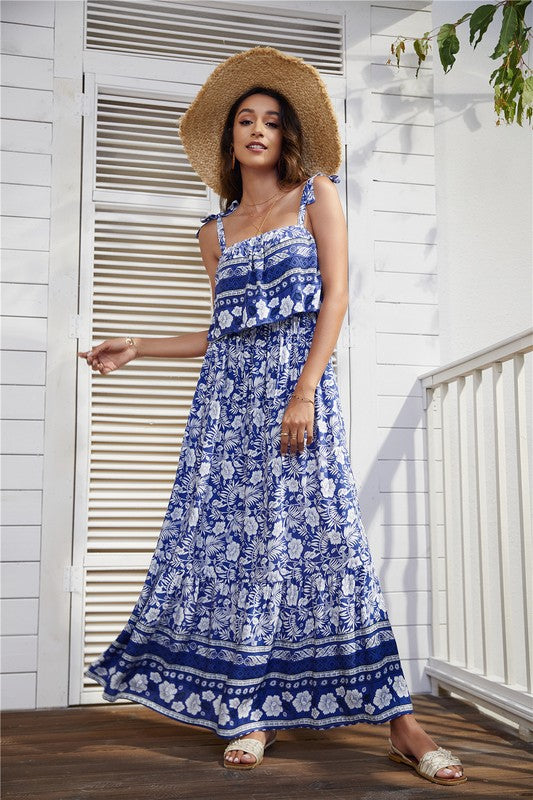 Women's Floral Maxi Dress