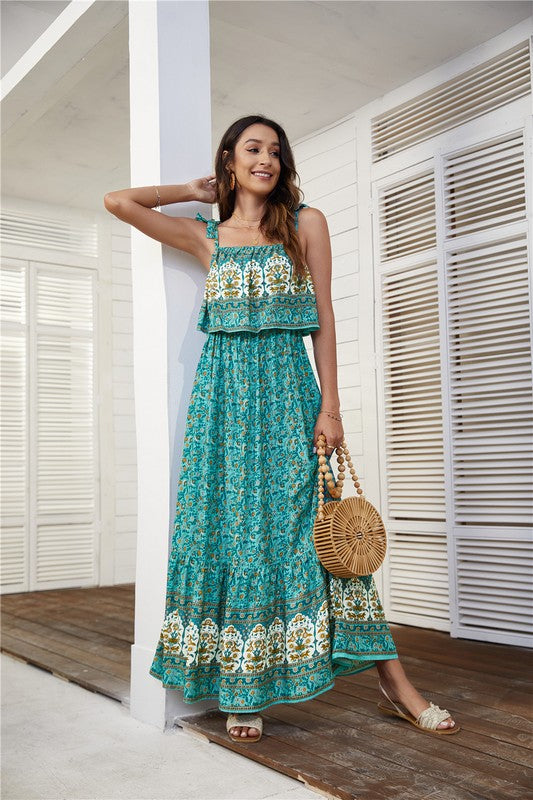 Women's Floral Maxi Dress